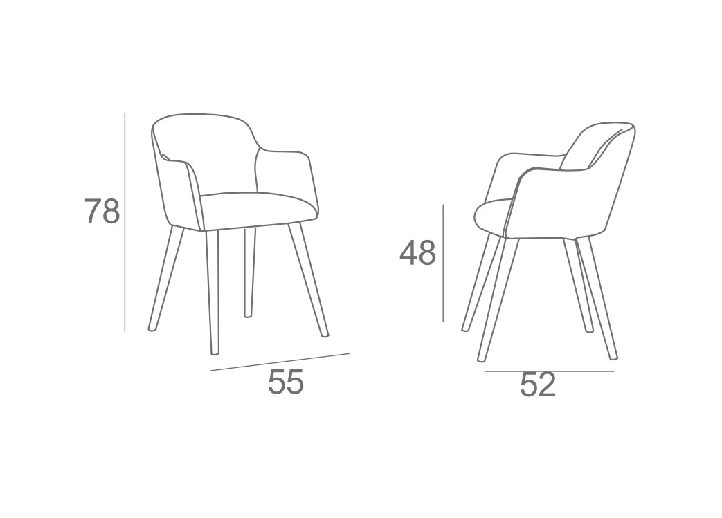 Danubio Dining Armchair